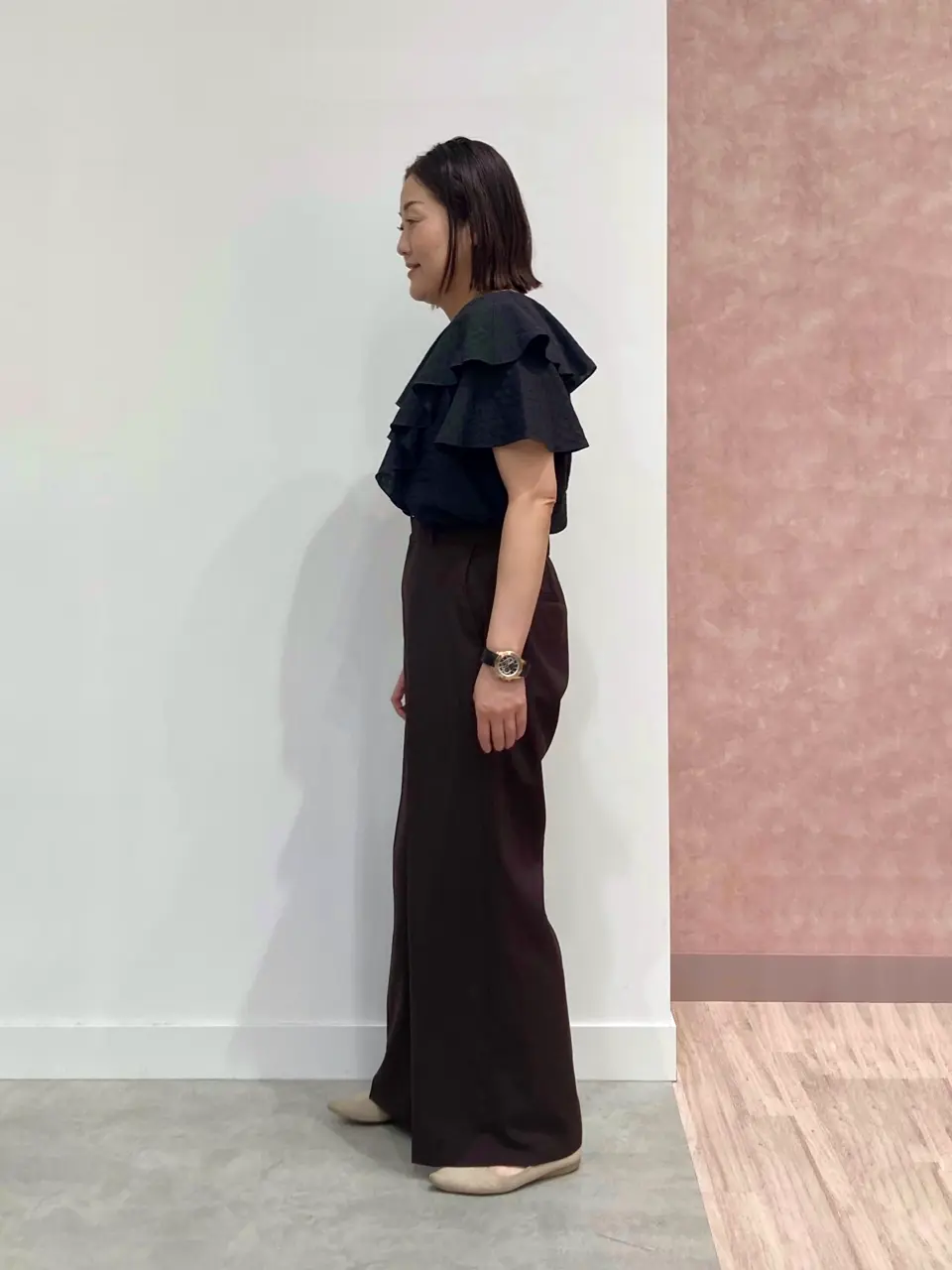 ONWARD CROSSET SELECT 野村 コーディネート画像