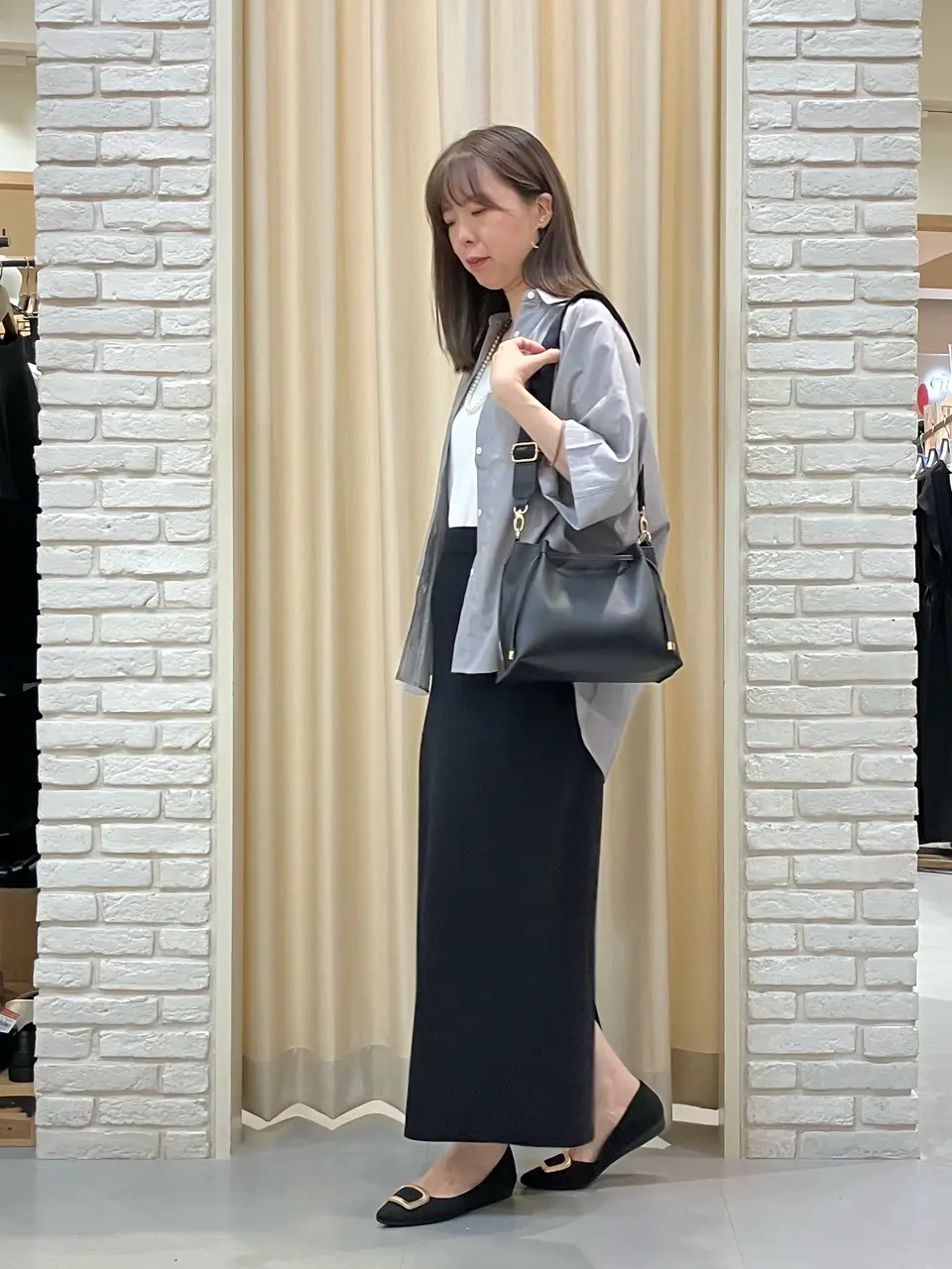 ONWARD CROSSET SELECT 檀 コーディネート画像