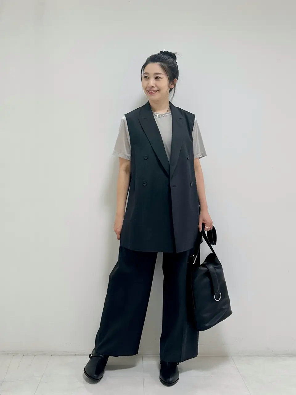 オンワード　iCB  ベルテッドコート　カシミヤ混　腰紐付き　着用感のない美品 ICB＊オンワード＊カシミヤ混＊スタンドカラーコート