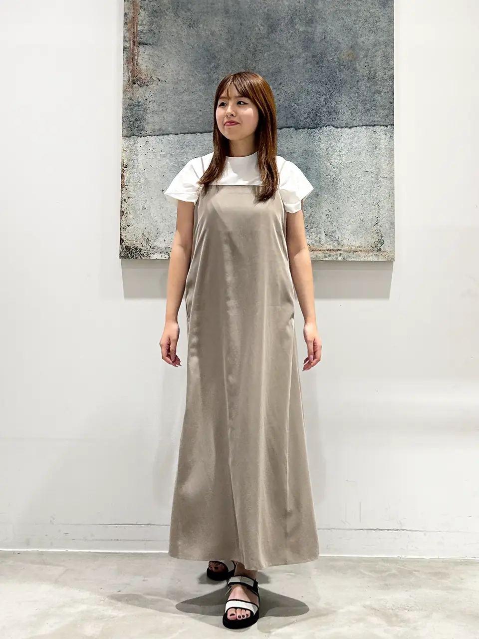 オンワード樫山　UNF/LO 　ブラウン　 ファーコート　Mサイズ RUIRUE BOUTIQUE ダッフルコート コート ウール100
