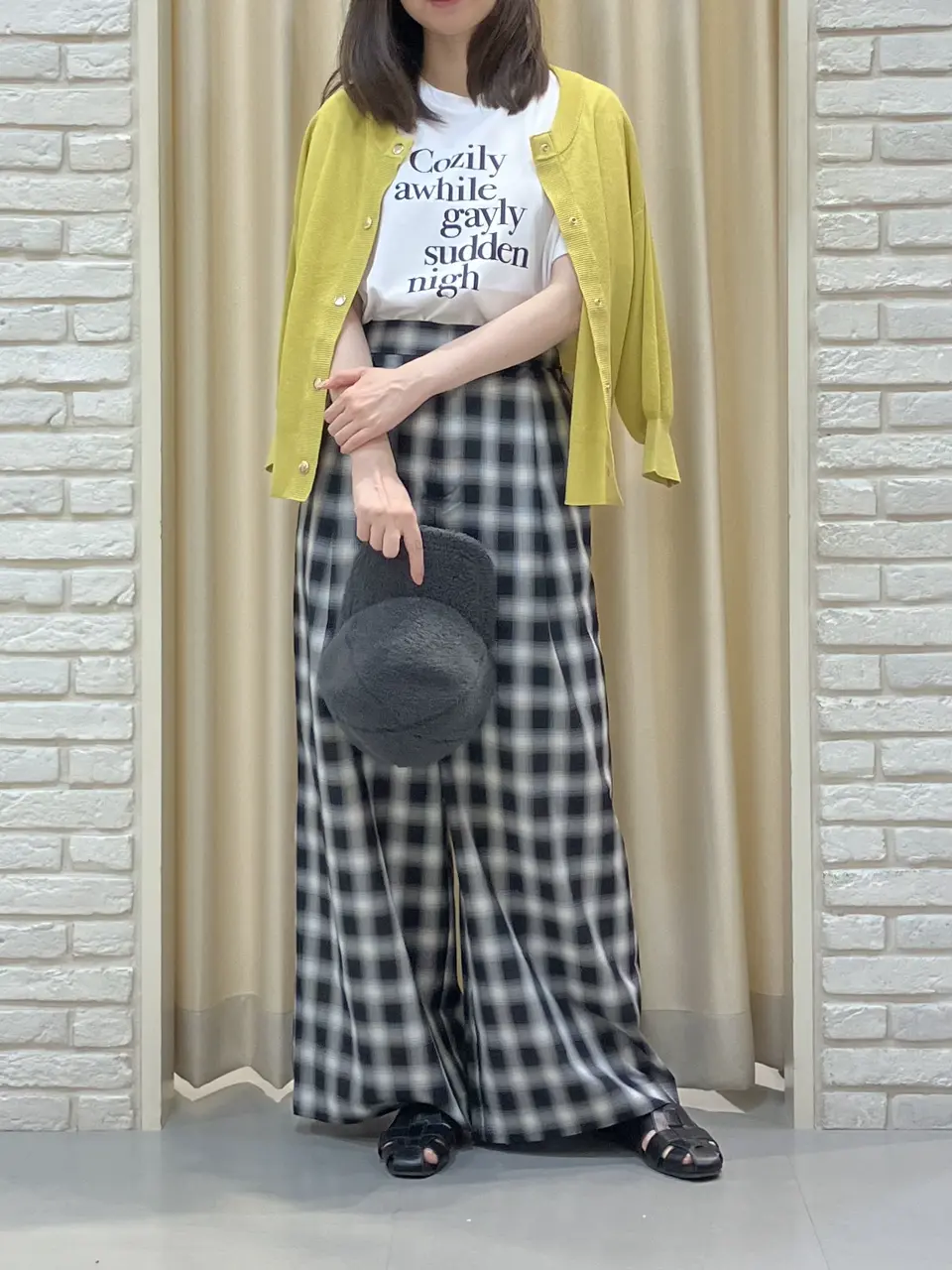 ONWARD CROSSET SELECT 檀 コーディネート画像