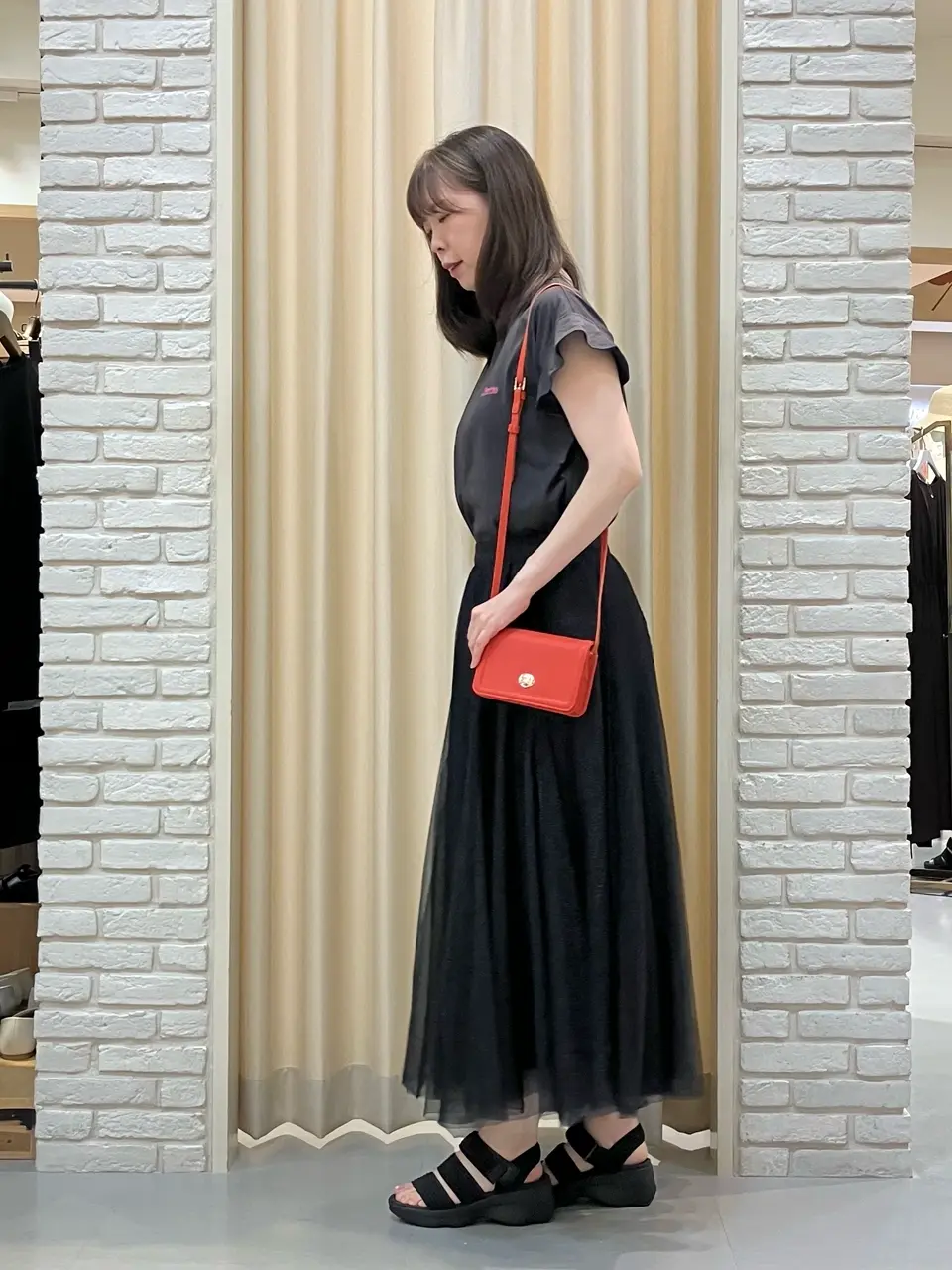 ONWARD CROSSET SELECT 檀 コーディネート画像