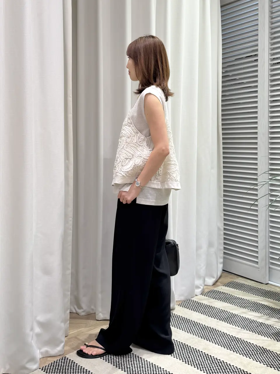 ONWARD CROSSET SELECT KURIYAMA コーディネート画像