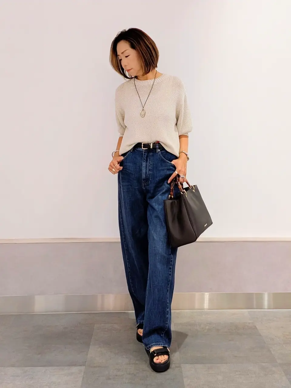 ONWARD CROSSET SELECT niwa コーディネート画像