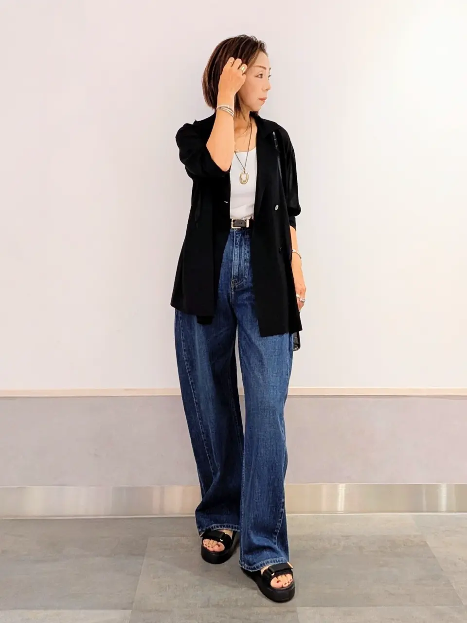 ONWARD CROSSET SELECT niwa コーディネート画像