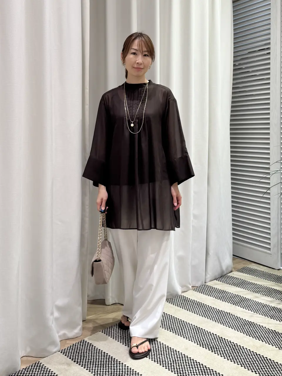 ONWARD CROSSET SELECT KURIYAMA コーディネート画像