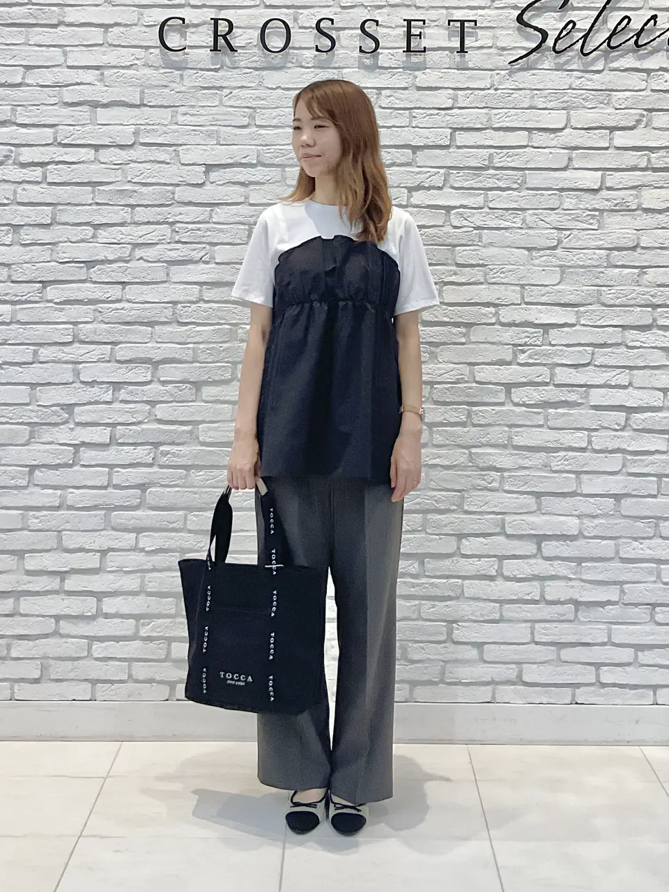 ONWARD CROSSET SELECT IZUMI コーディネート画像