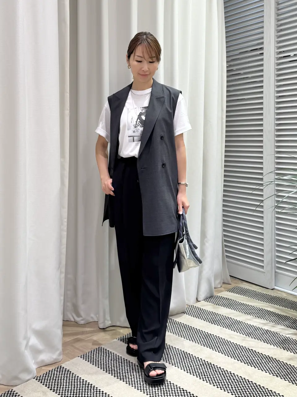 ONWARD CROSSET SELECT KURIYAMA コーディネート画像