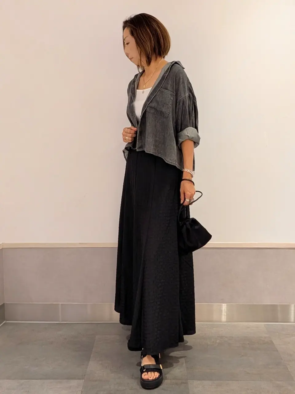 ONWARD CROSSET SELECT niwa コーディネート画像