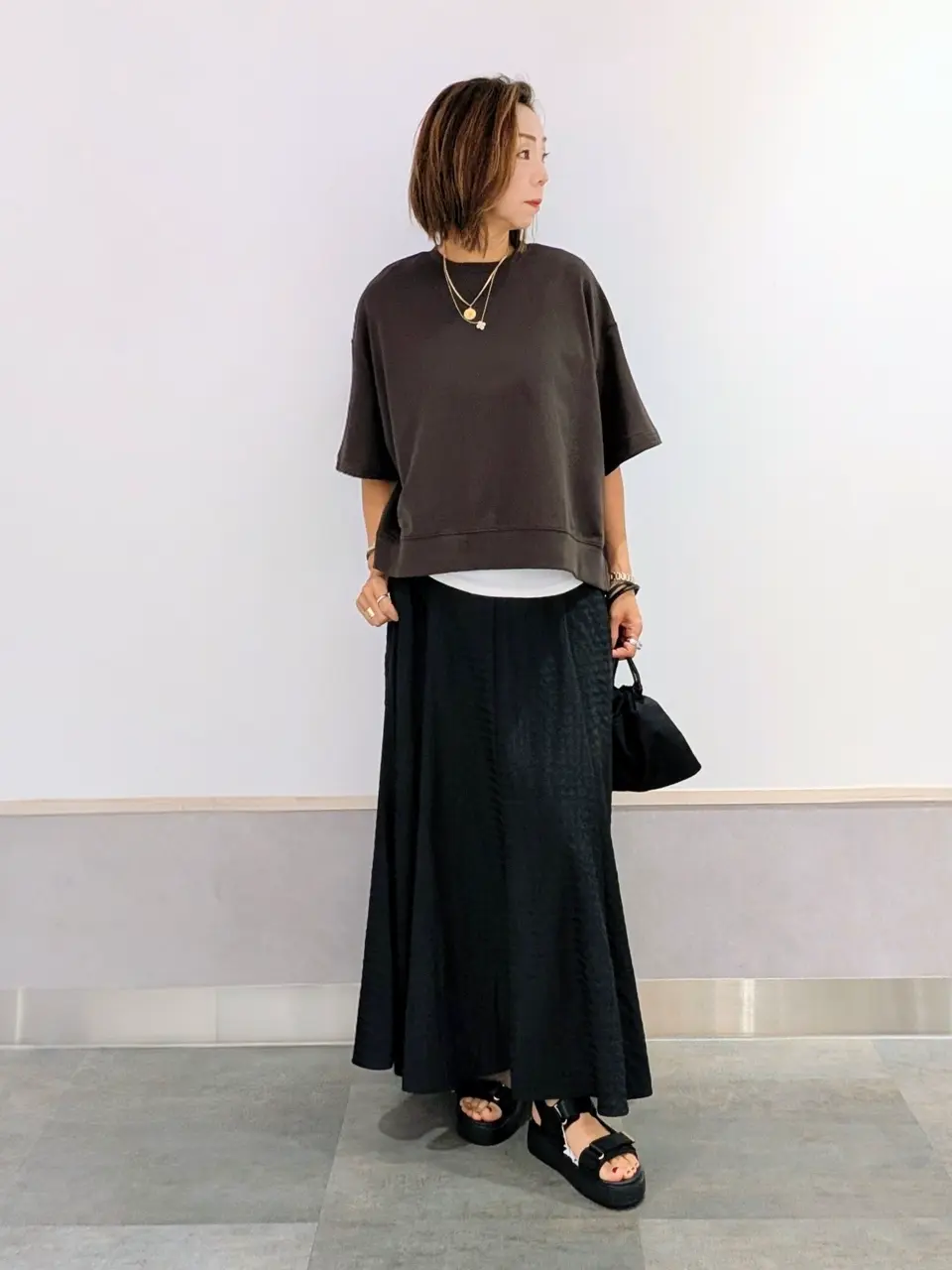 ONWARD CROSSET SELECT niwa コーディネート画像