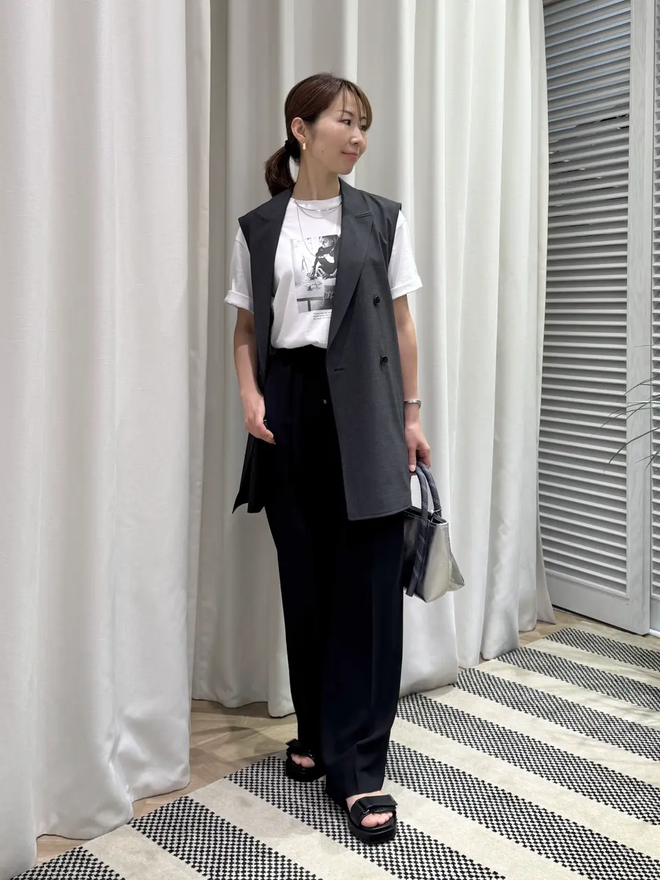 ONWARD CROSSET SELECT KURIYAMA コーディネート画像