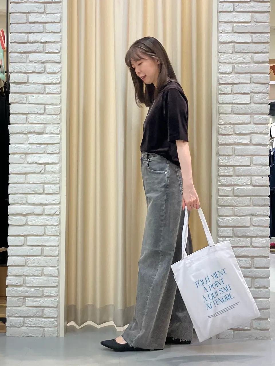 ONWARD CROSSET SELECT 檀 コーディネート画像