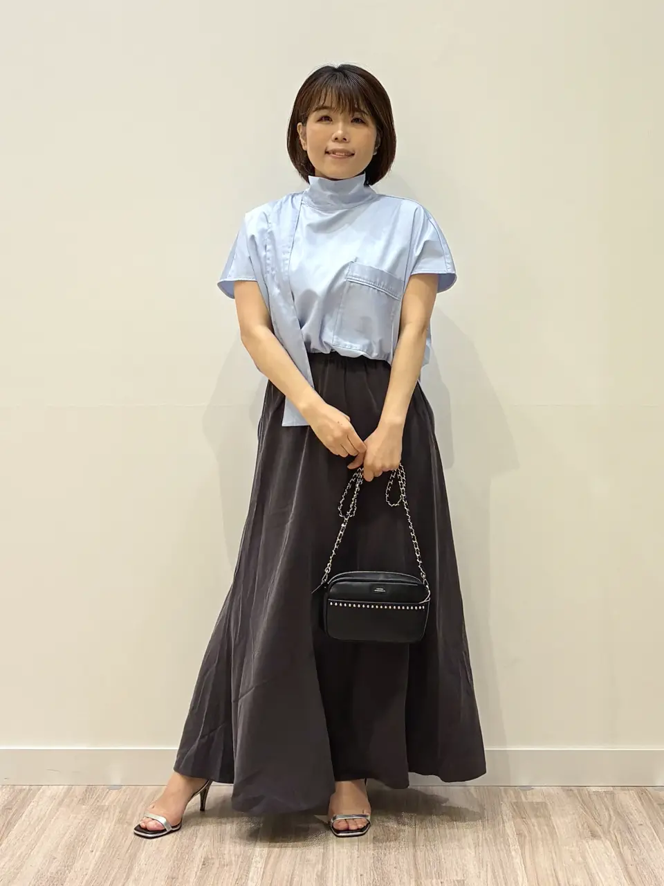 【美品】アンクレイヴ ◡̈ ロングスカート アンクレイヴ uncrave 美品 22SS ロングスカート ストレート