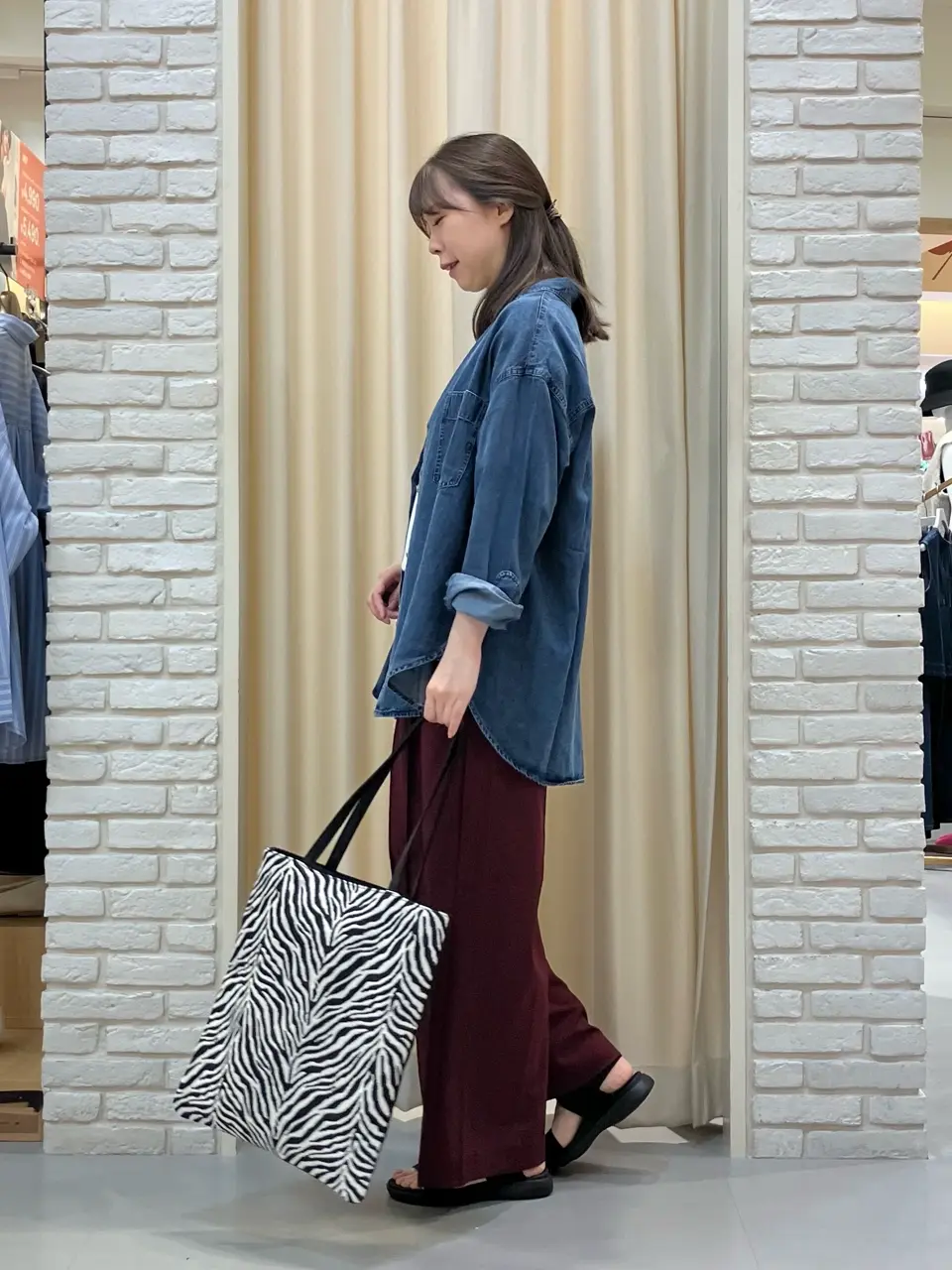 ONWARD CROSSET SELECT 檀 コーディネート画像