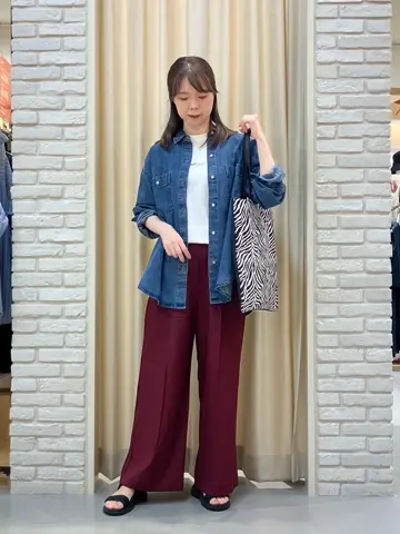 ONWARD CROSSET SELECT 檀 コーディネート画像