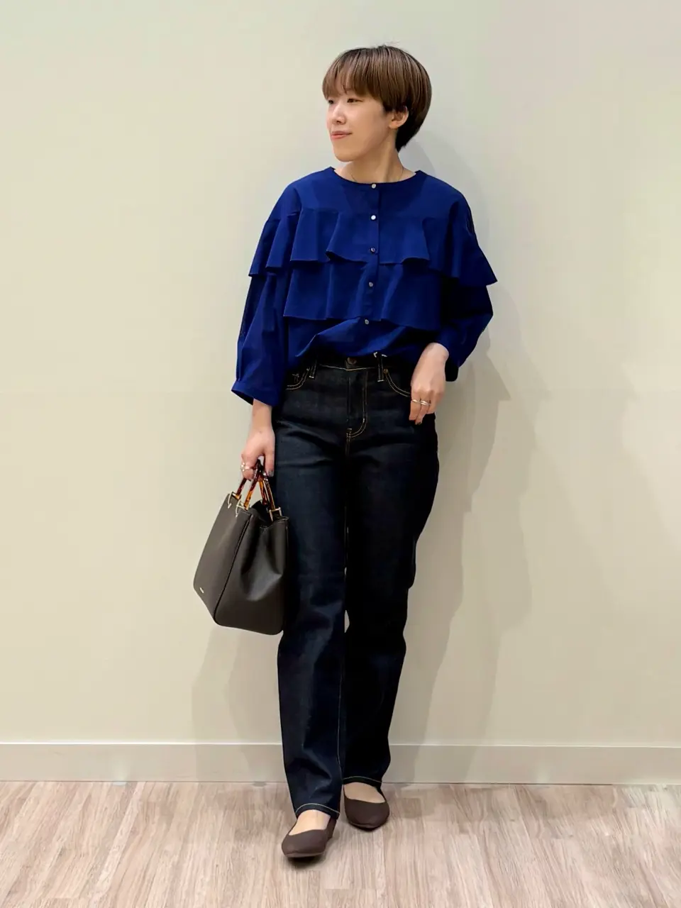 【美品】23区 オンワード樫山 トレンチコート　40 Lサイズ♡ セール】 トロトレンチロング丈 コート （トレンチコート）｜L