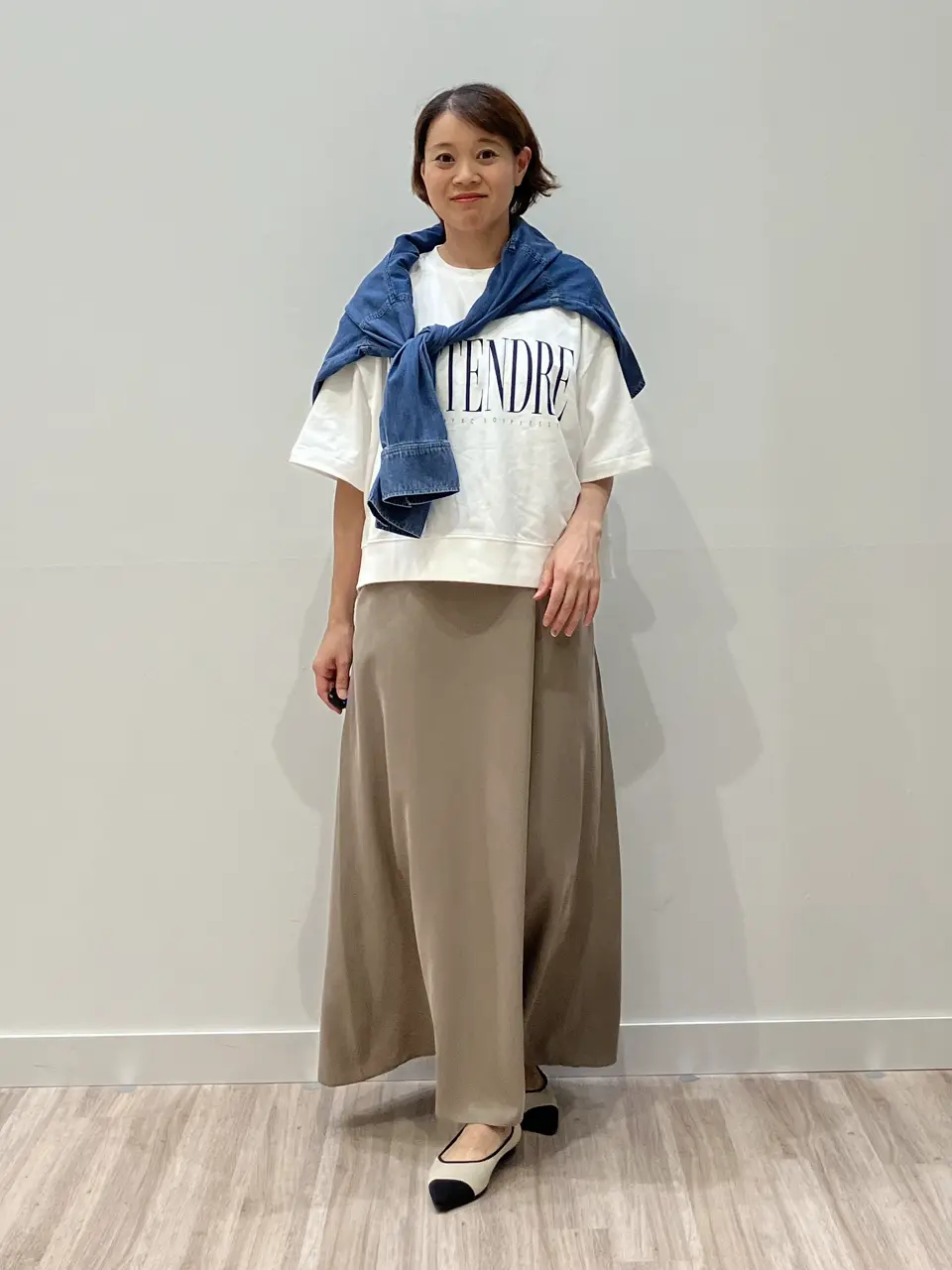 ONWARD CROSSET SELECT 林 コーディネート画像