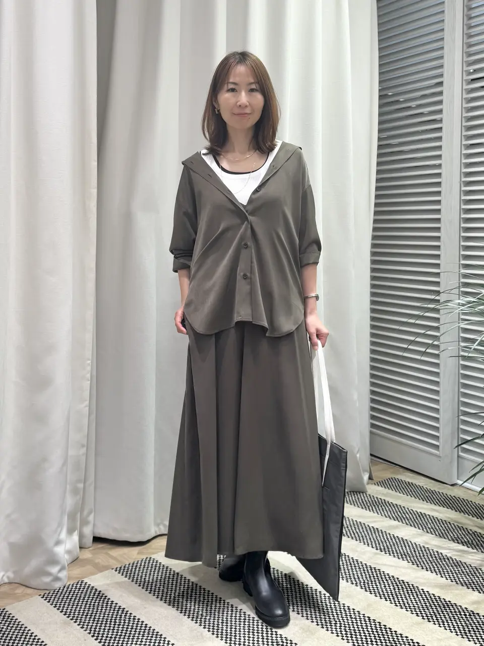 ONWARD CROSSET SELECT KURIYAMA コーディネート画像