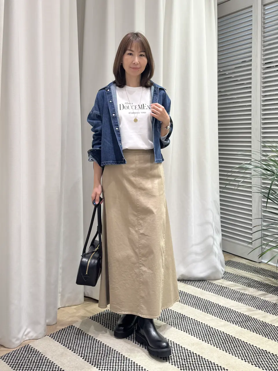 ONWARD CROSSET SELECT KURIYAMA コーディネート画像