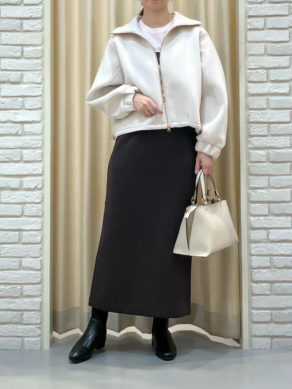 ONWARD CROSSET SELECT 檀 コーディネート画像