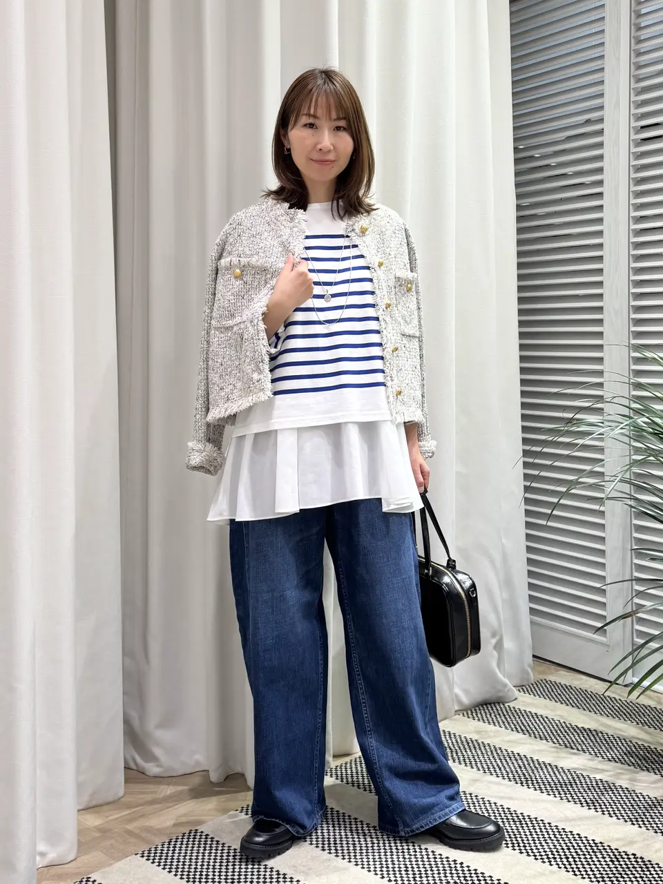 ONWARD CROSSET SELECT KURIYAMA コーディネート画像