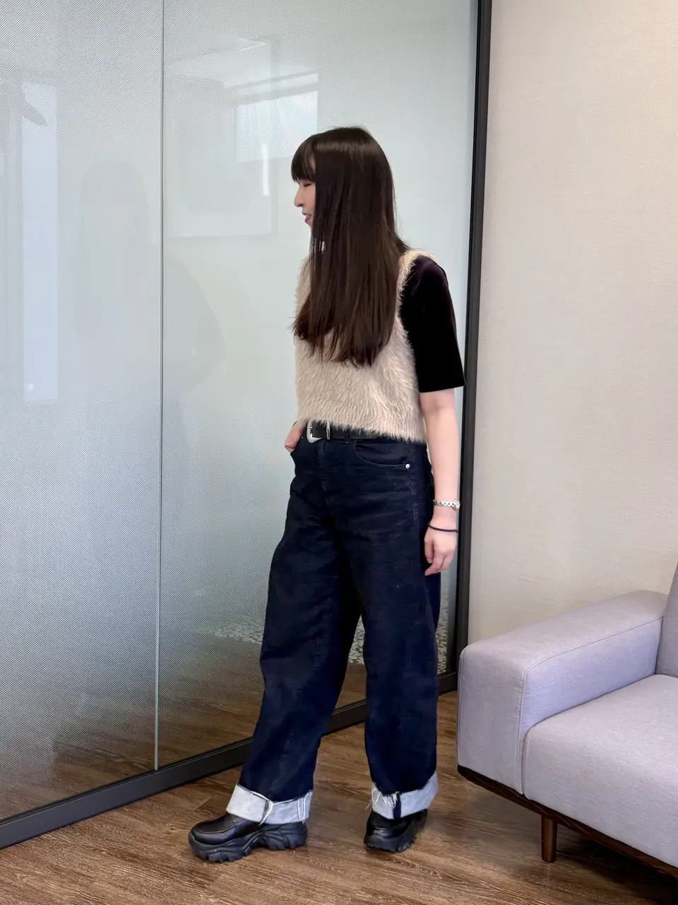 ONWARD CROSSET SELECT 岡 コーディネート画像