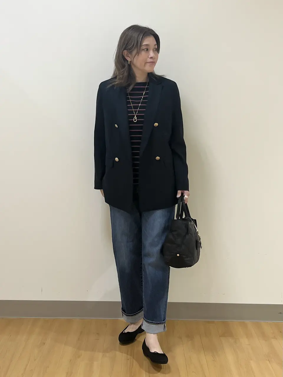 ONWARD CROSSET SELECT TAMAGAWA コーディネート画像