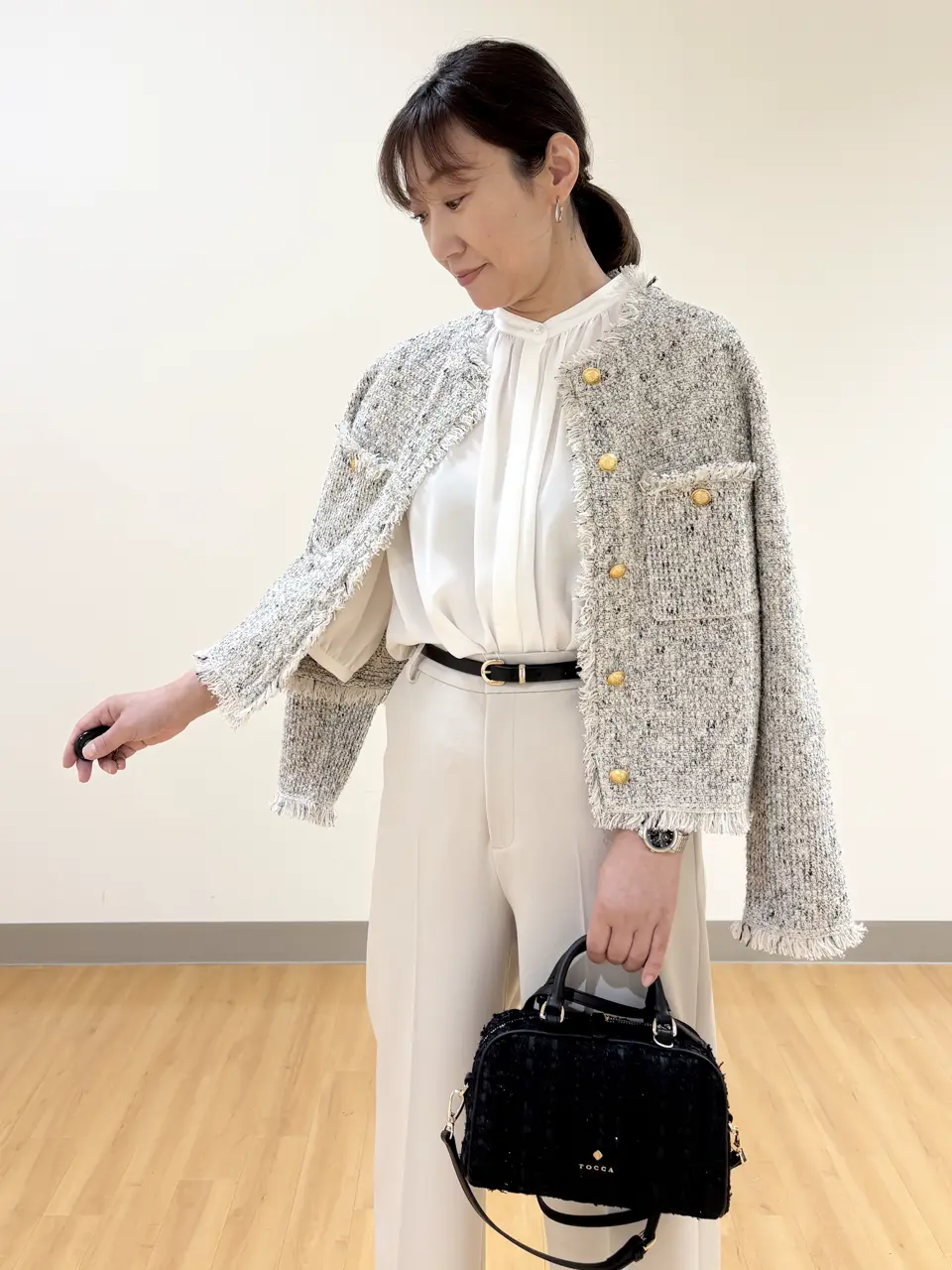 ONWARD CROSSET SELECT TAKI コーディネート画像