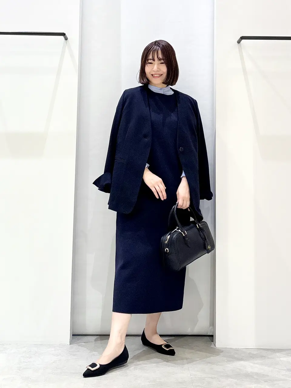 自由区UNFILO☆未使用size44 ブルーニットセットアップ セール】 【STORY×UNFILO】フォルムニット セットアップ