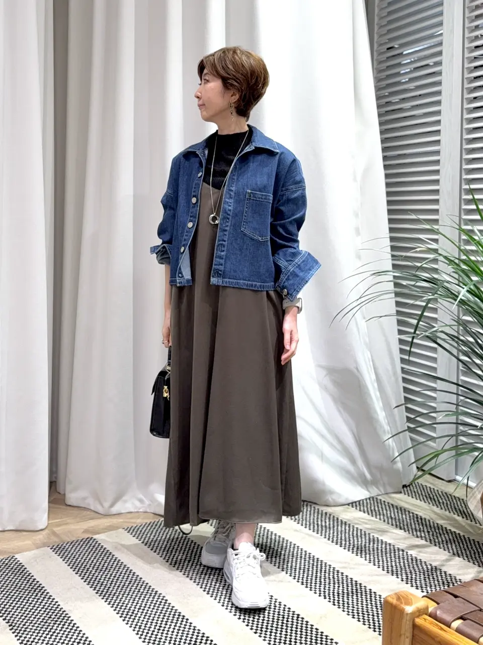 オンワード樫山　23区S ガウチョパンツ　25SS 最新モデル 新色追加/洗える】ストレッチジョーゼット ワイドパンツ / 23区