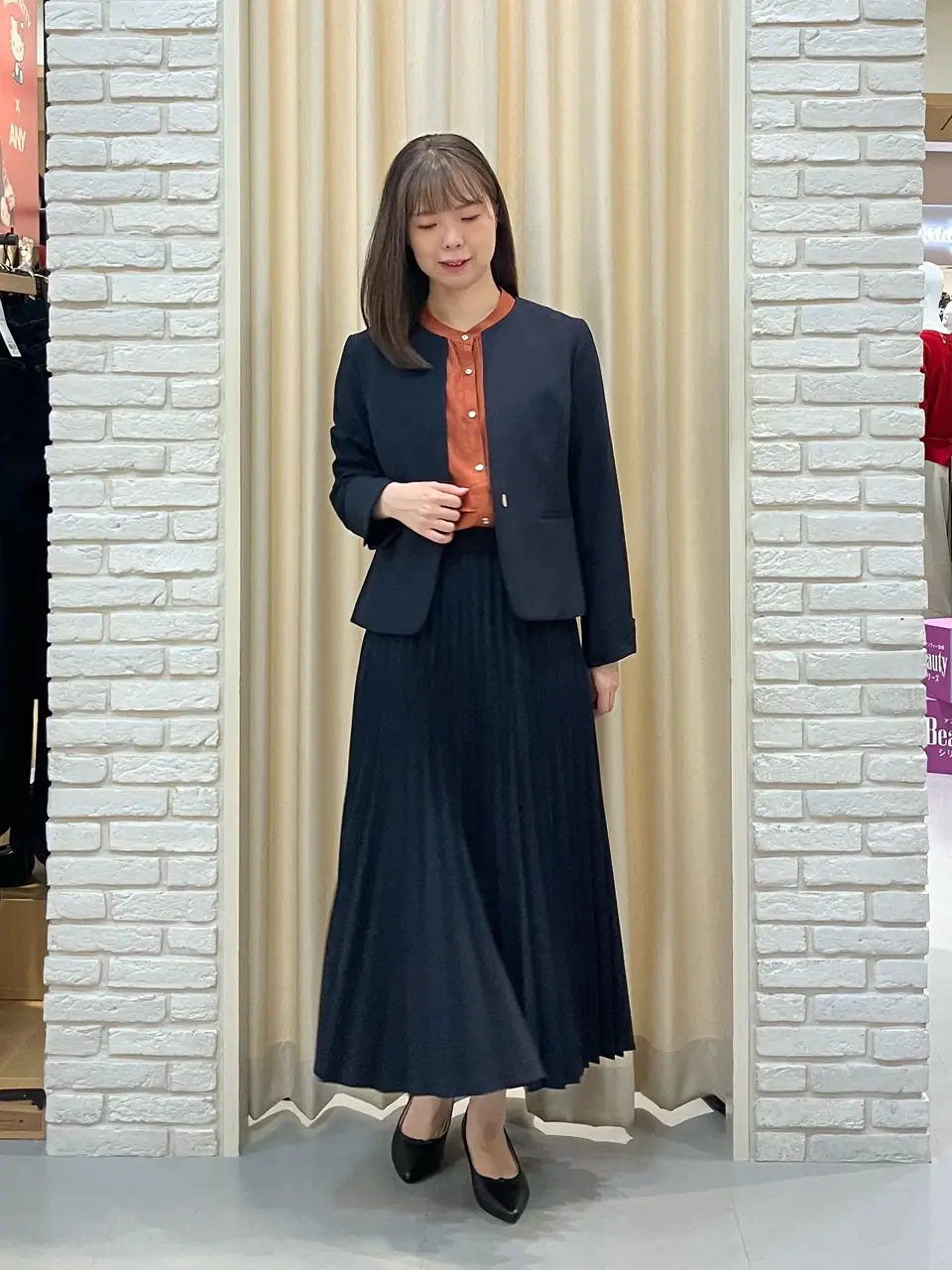 ONWARD CROSSET SELECT 檀 コーディネート画像