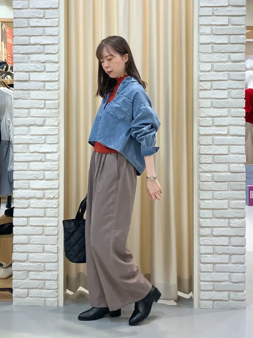 ONWARD CROSSET SELECT 檀 コーディネート画像