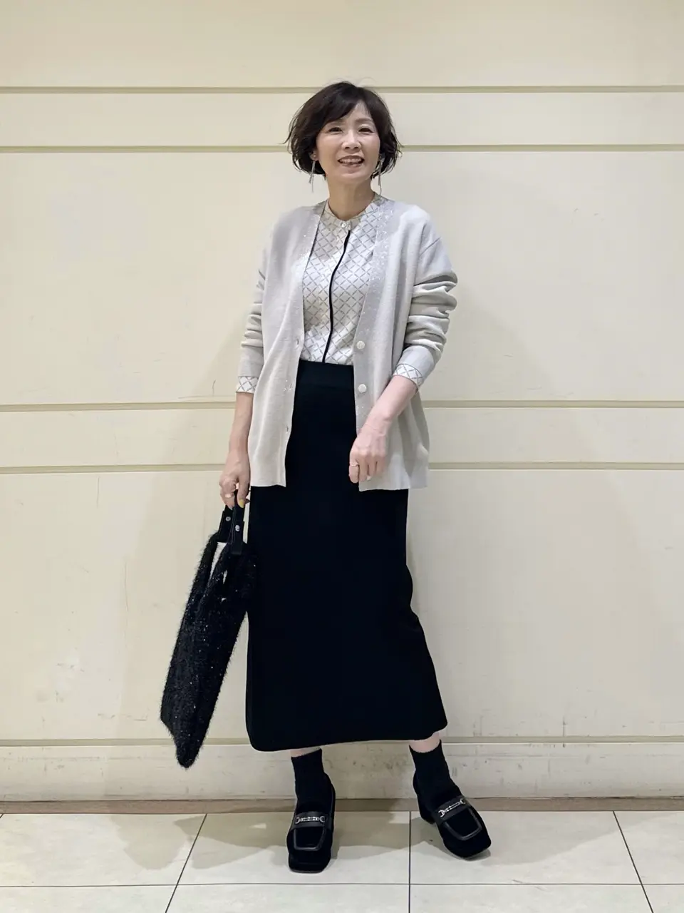 大きいサイズ＊ＩＣＢ シワレスサラっと異素材コンビ チュニック＊２３区自由区組曲 大きいサイズ＊ICB シワレスサラっと異素材コンビ チュニック