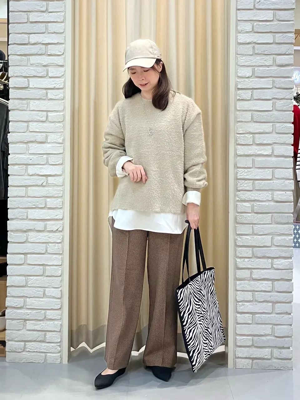 ONWARD CROSSET SELECT 檀 コーディネート画像