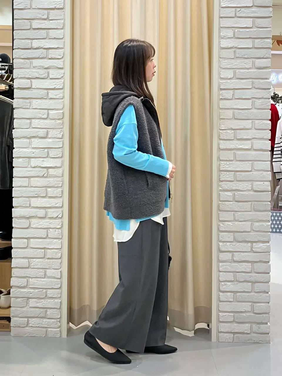 ONWARD CROSSET SELECT 檀 コーディネート画像