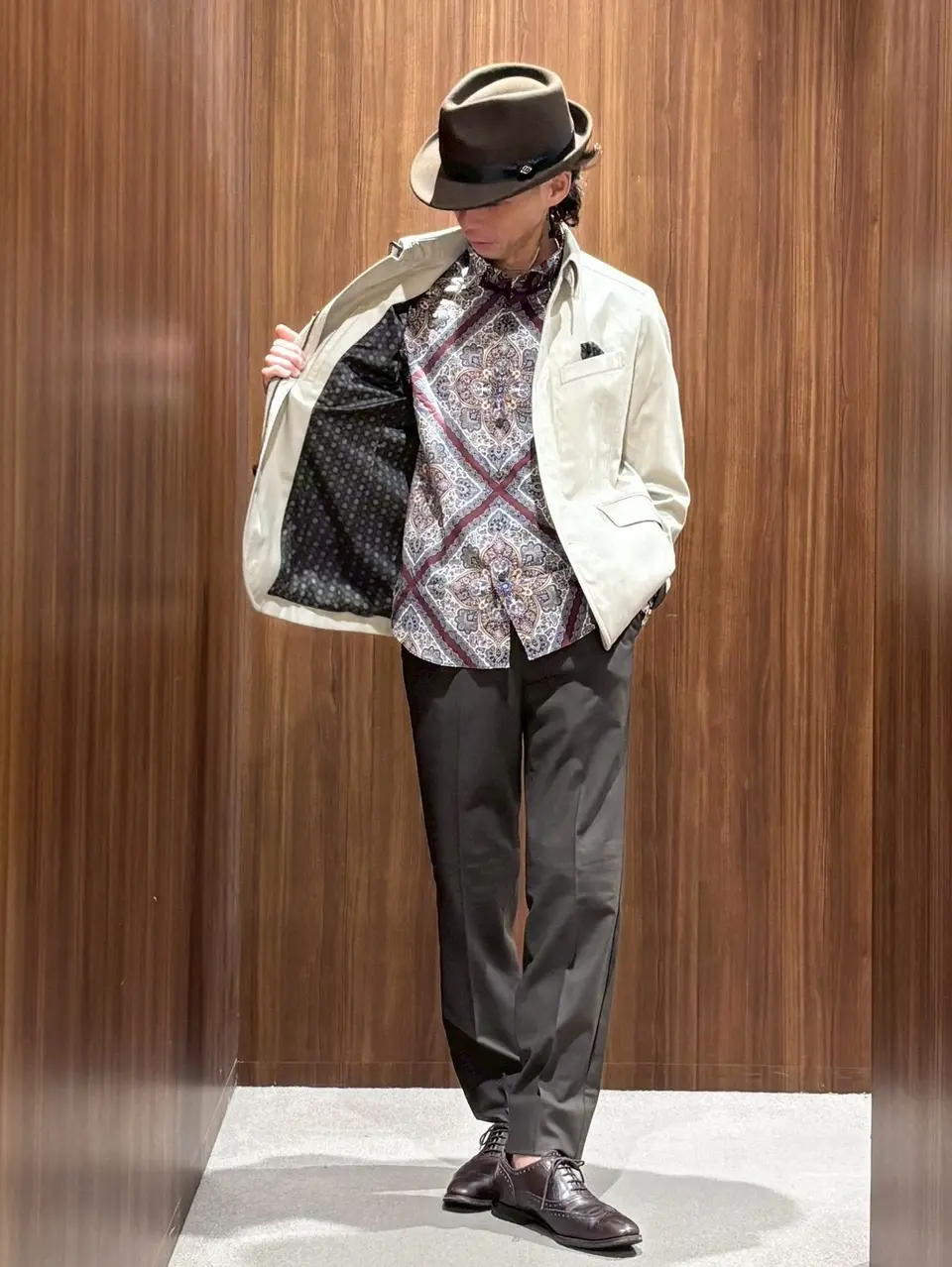 ONWARD CROSSET SELECT 飯嶋 コーディネート画像