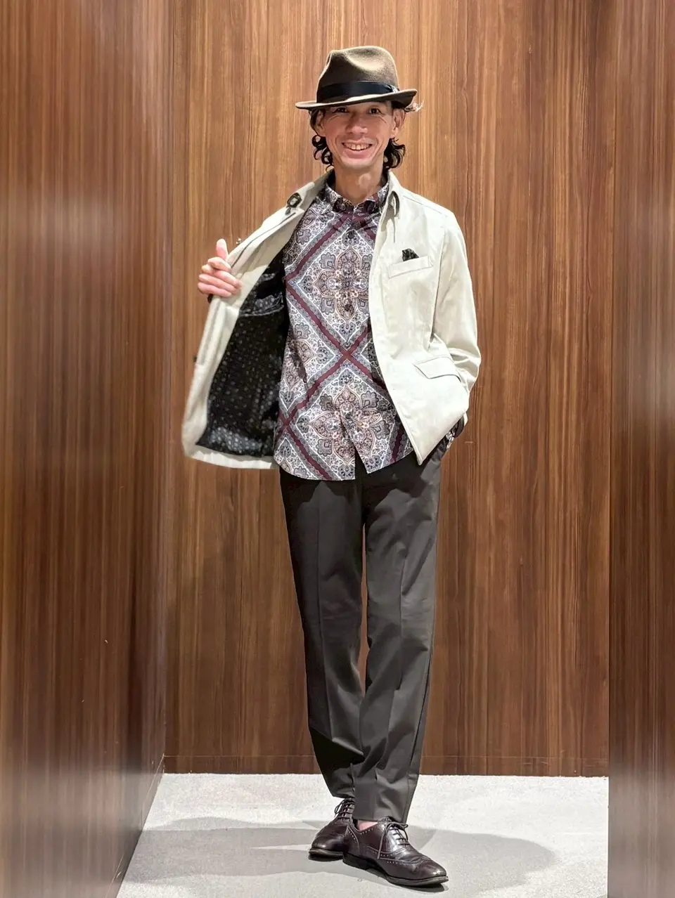 ONWARD CROSSET SELECT 飯嶋 コーディネート画像