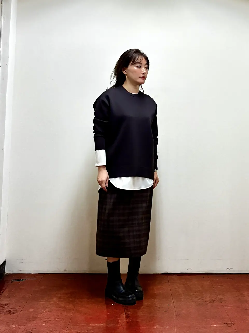 ONWARD CROSSET SELECT ハナ コーディネート画像