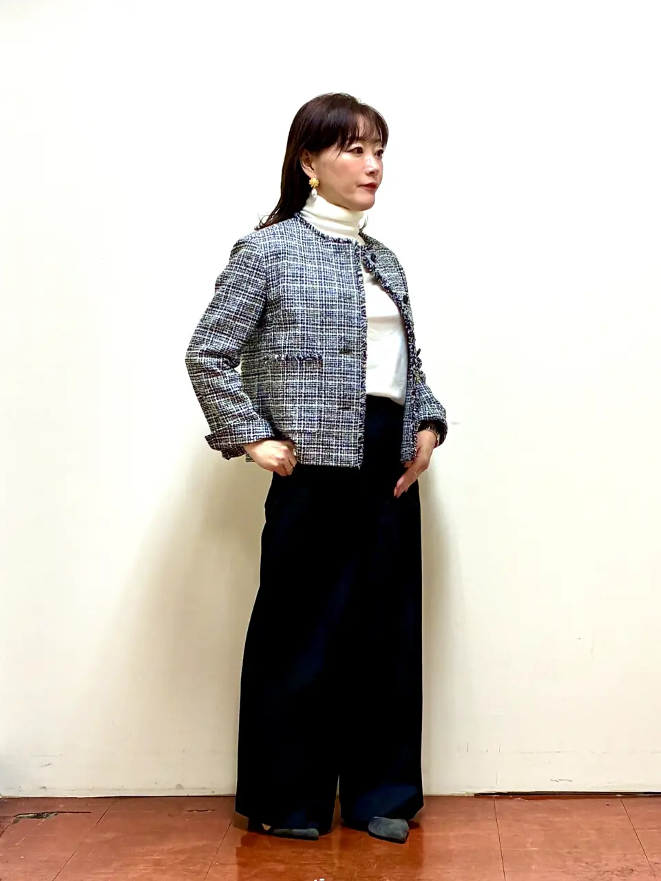 ONWARD CROSSET SELECT ハナ コーディネート画像