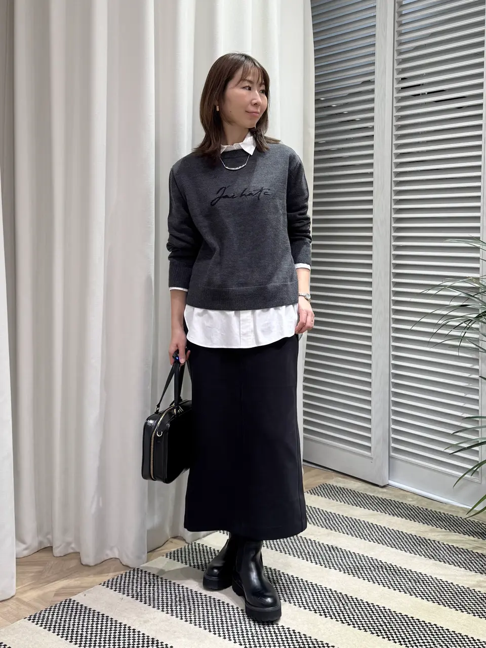 ONWARD CROSSET SELECT KURIYAMA コーディネート画像