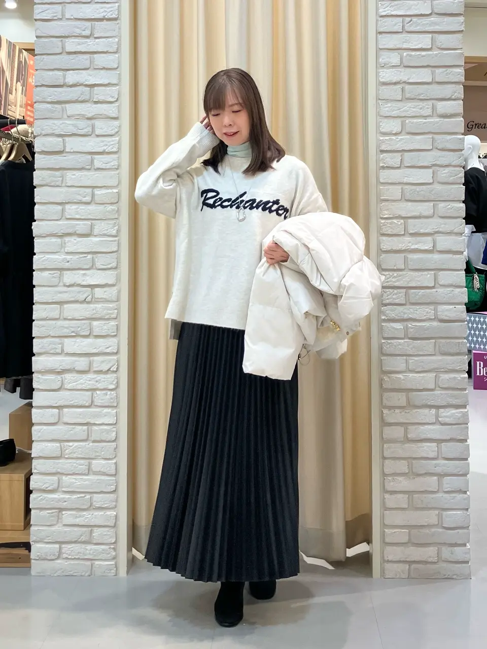 ONWARD CROSSET SELECT 檀 コーディネート画像