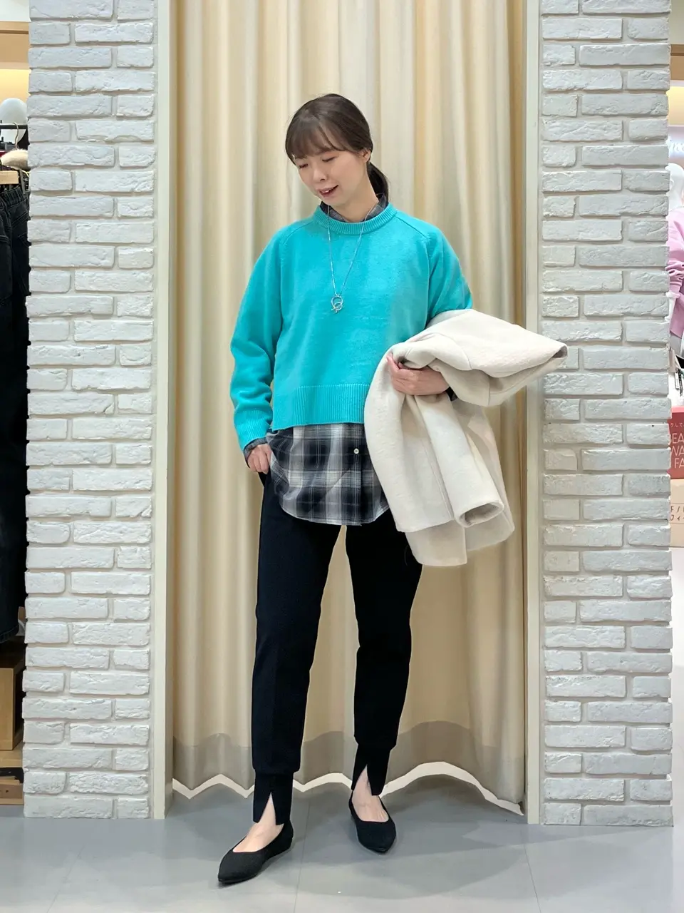 ONWARD CROSSET SELECT 檀 コーディネート画像