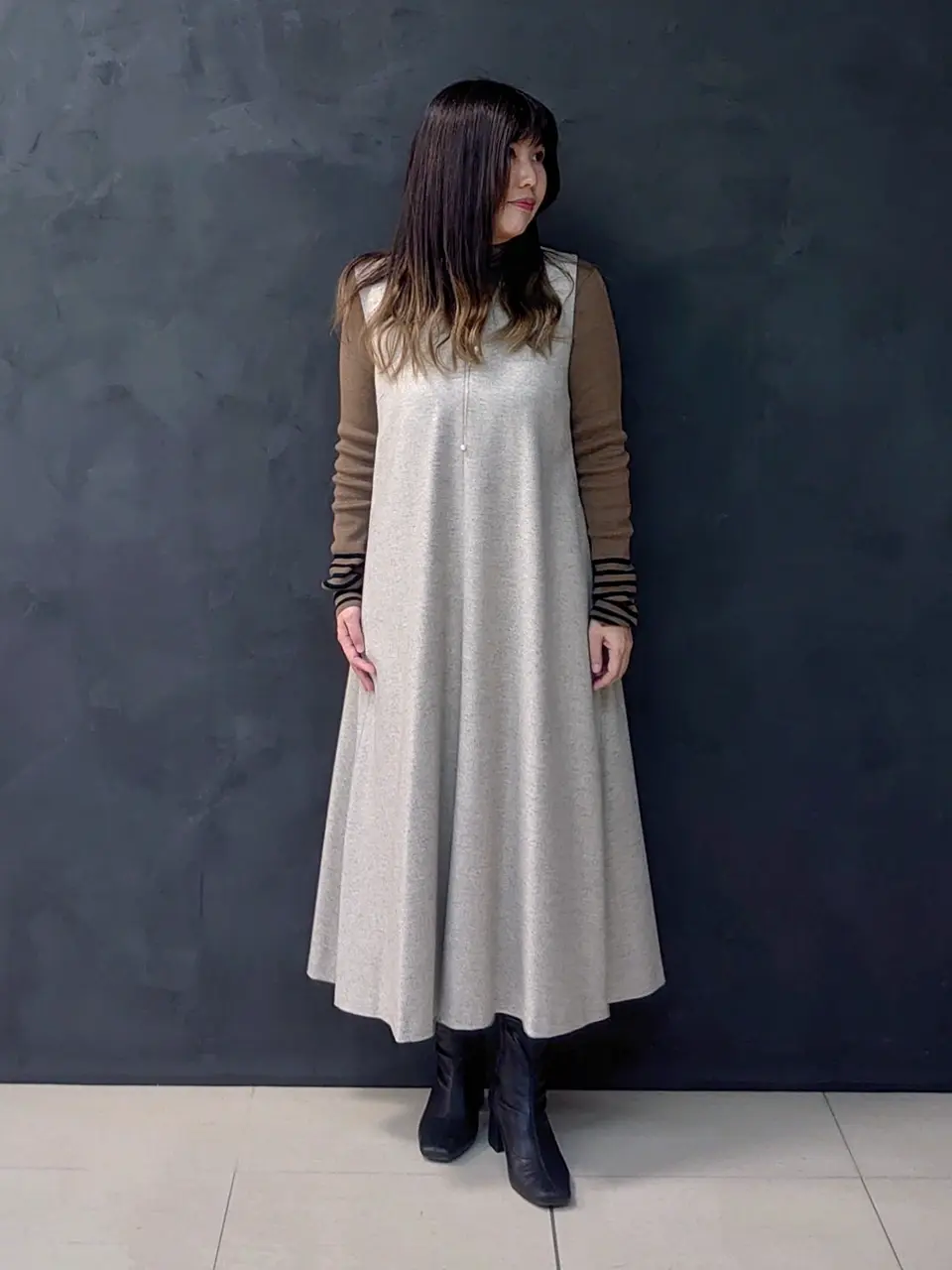 ONWARD CROSSET SELECT 森 コーディネート画像