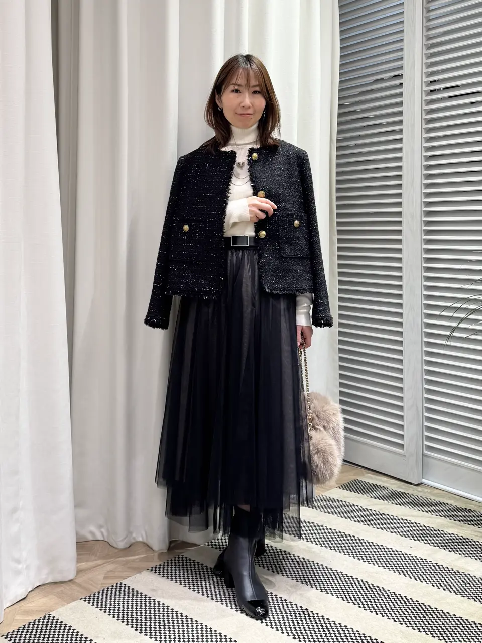 ONWARD CROSSET SELECT KURIYAMA コーディネート画像