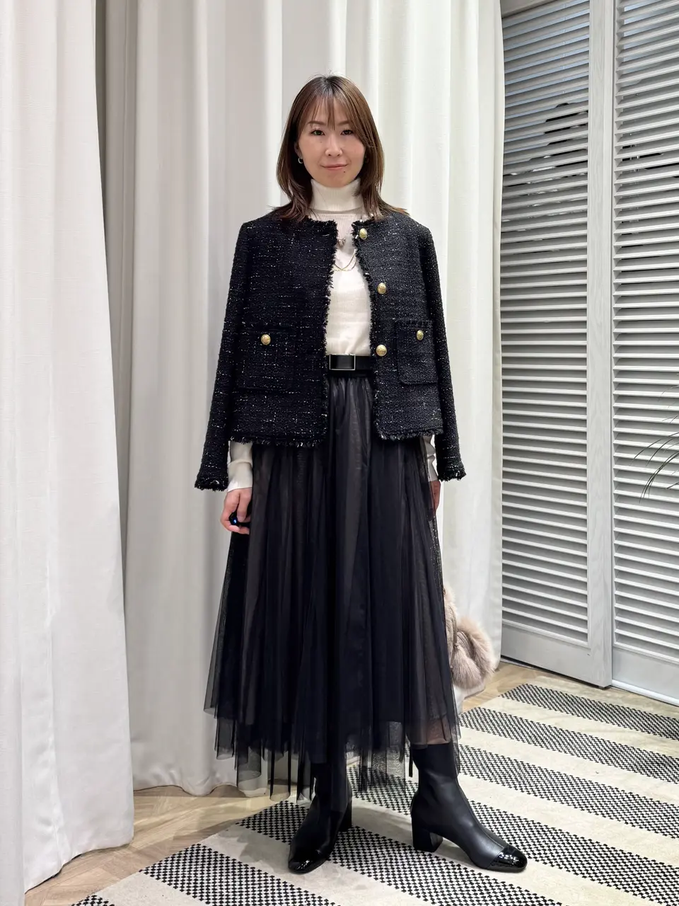 ONWARD CROSSET SELECT KURIYAMA コーディネート画像