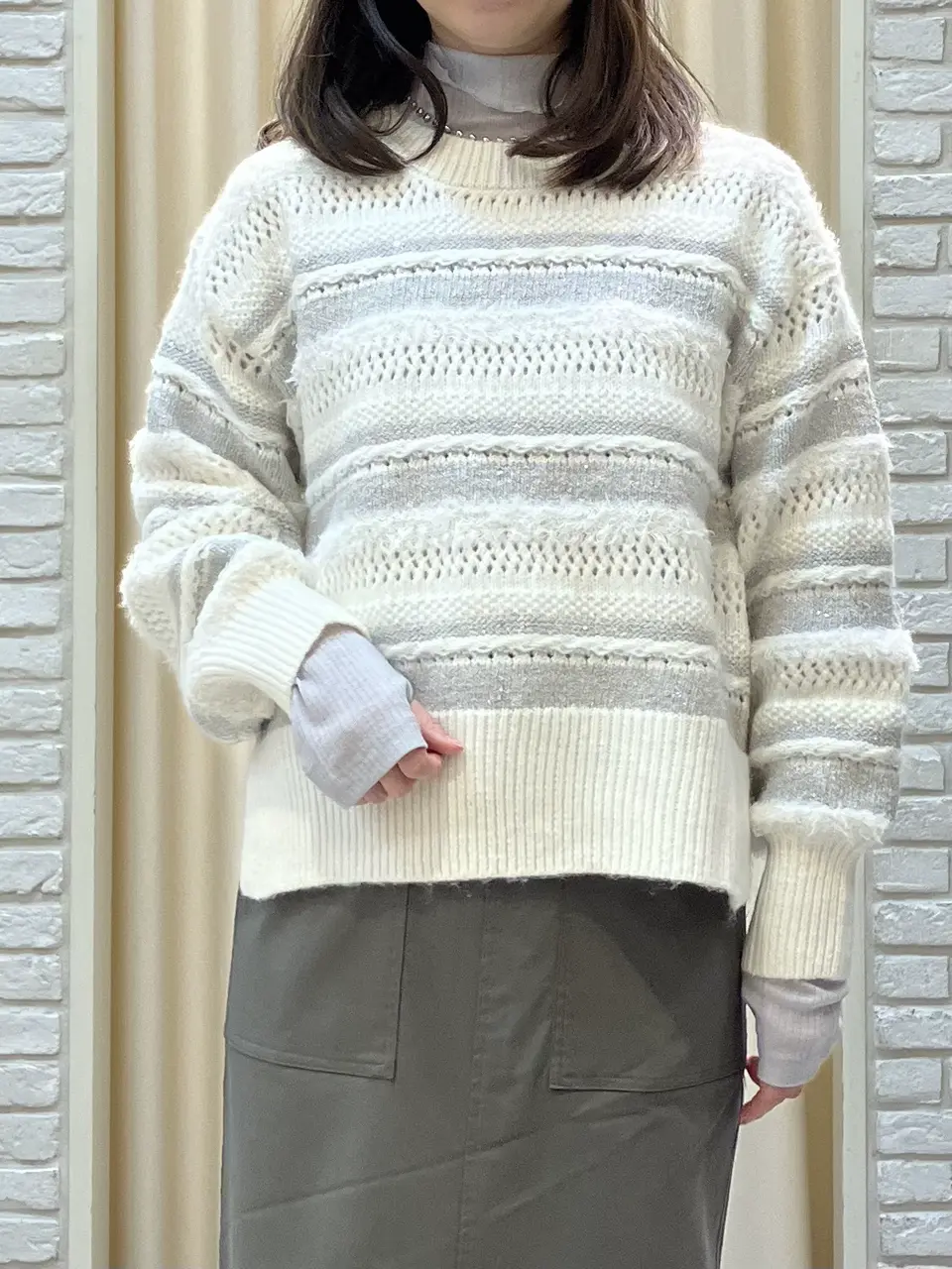 ONWARD CROSSET SELECT 檀 コーディネート画像