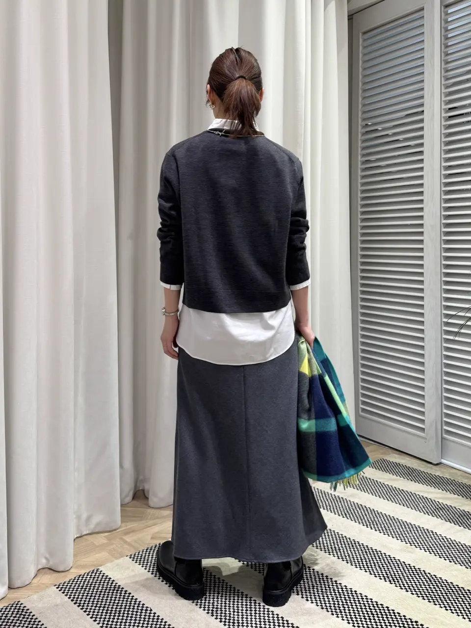 ONWARD CROSSET SELECT KURIYAMA コーディネート画像