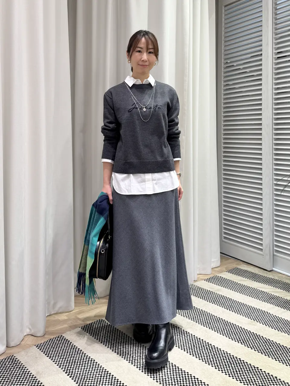 ONWARD CROSSET SELECT KURIYAMA コーディネート画像