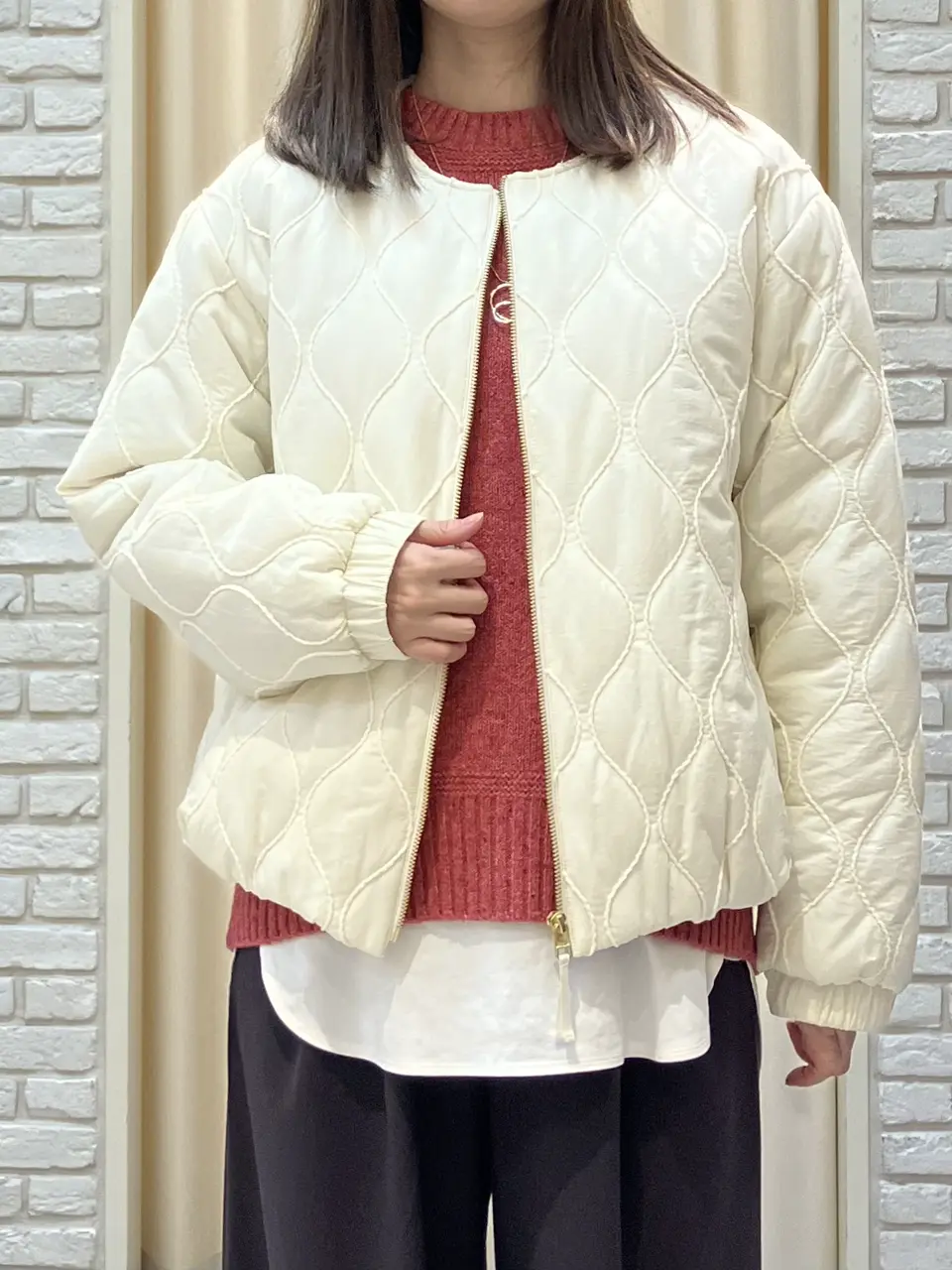 ONWARD CROSSET SELECT 檀 コーディネート画像