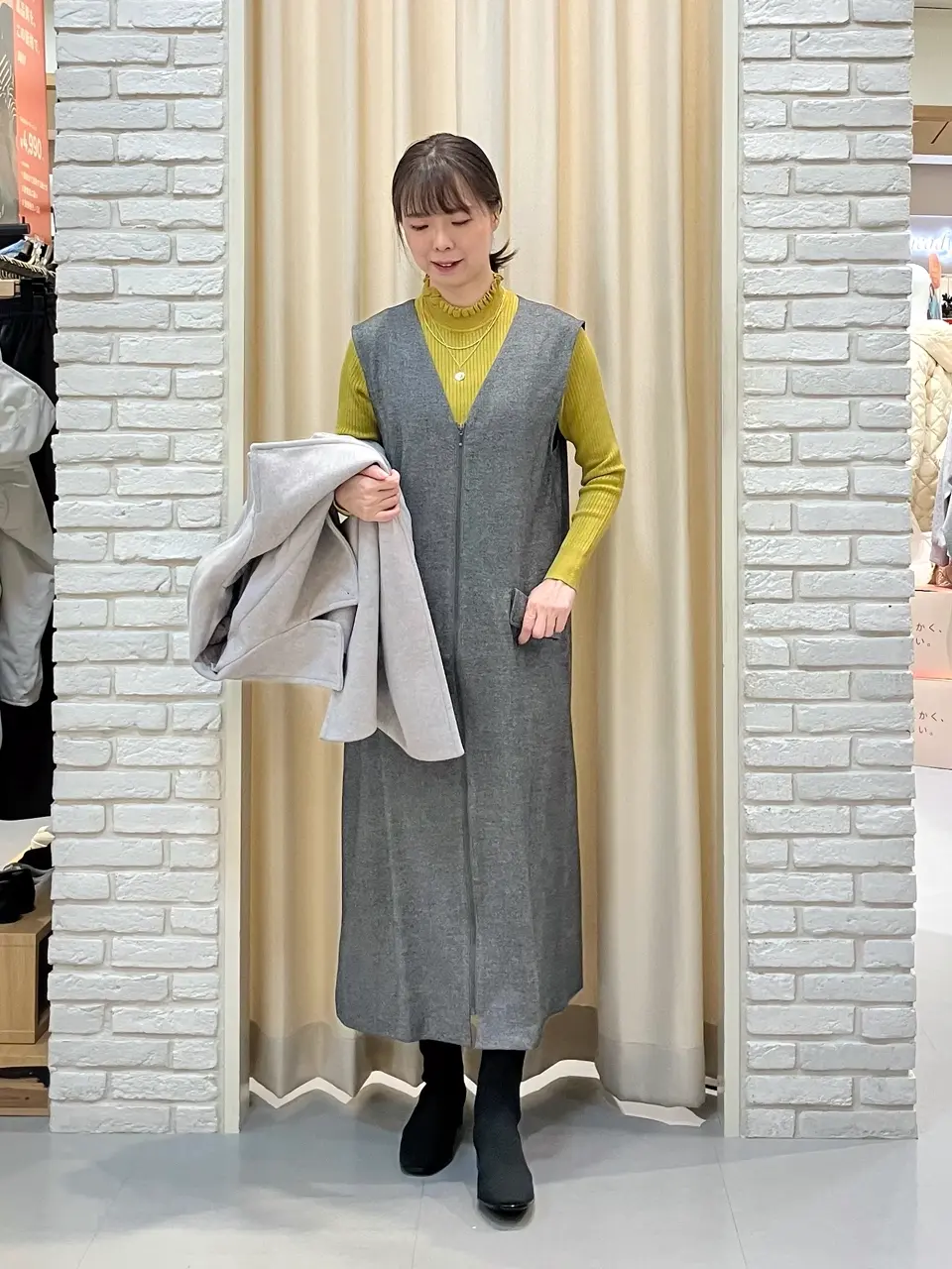 ONWARD CROSSET SELECT 檀 コーディネート画像